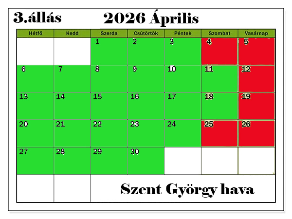 3. ÁLLÁS