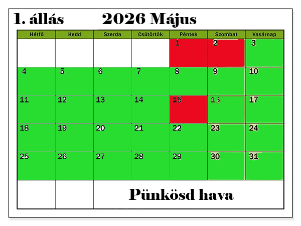 1. ÁLLÁS